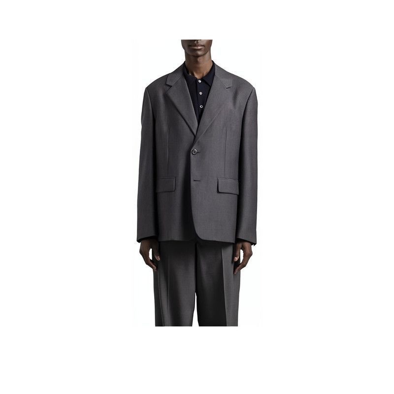 Prada Black Casual Long Sleeve Suit Jacket-2506