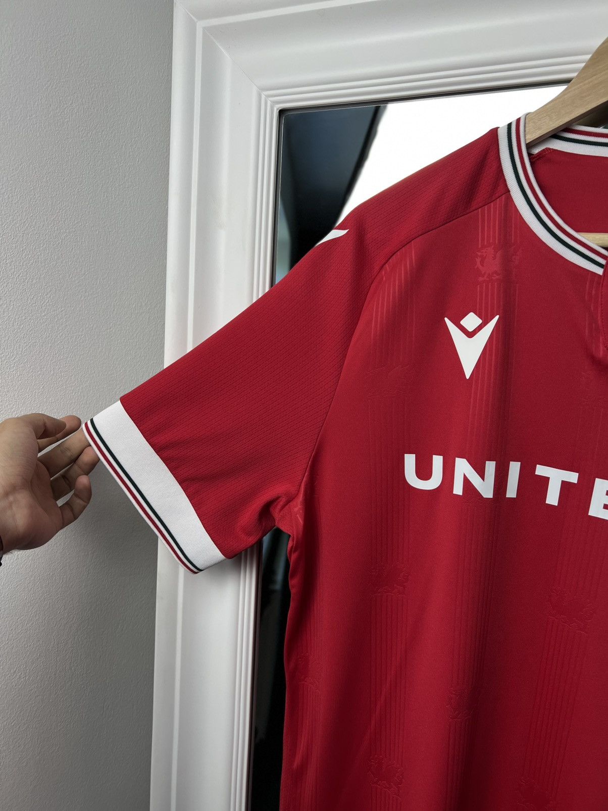 Macron × Vintage Wrexham AFC Home Jersey 2023/24 Macron XL – Mint Condition Size US XL / EU 56 / 4 - 13 Thumbnail