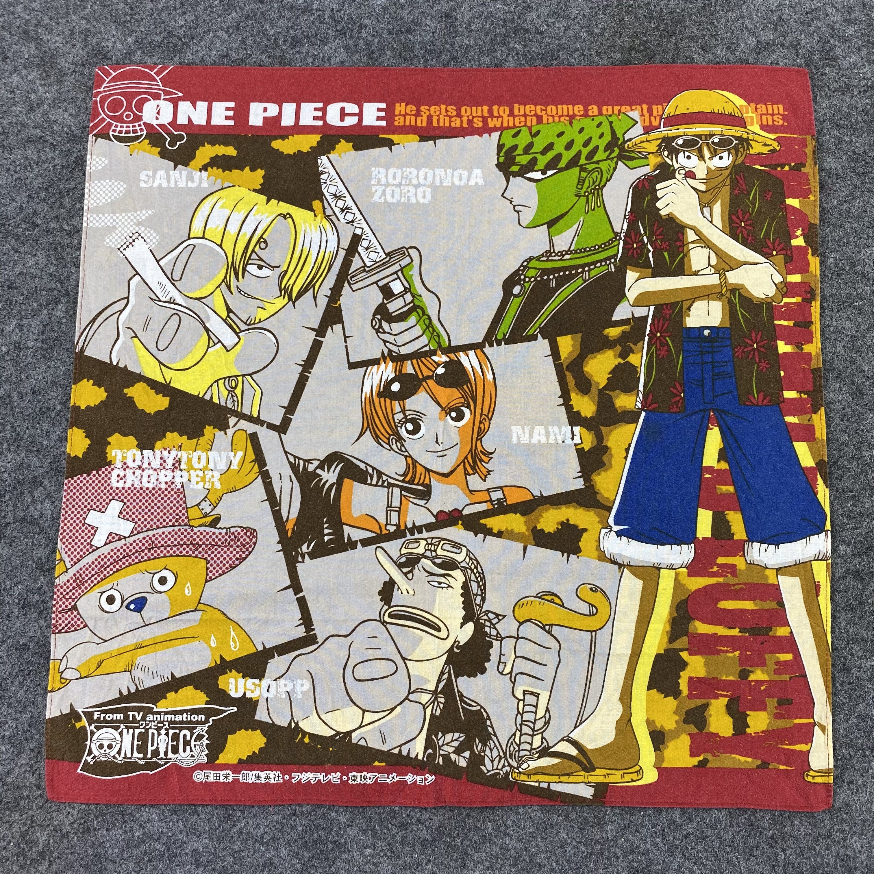 Anime One Piece Scarf / Handkerchief / Bandana / Headscarf-B491 Size ONE SIZE - 3 Thumbnail