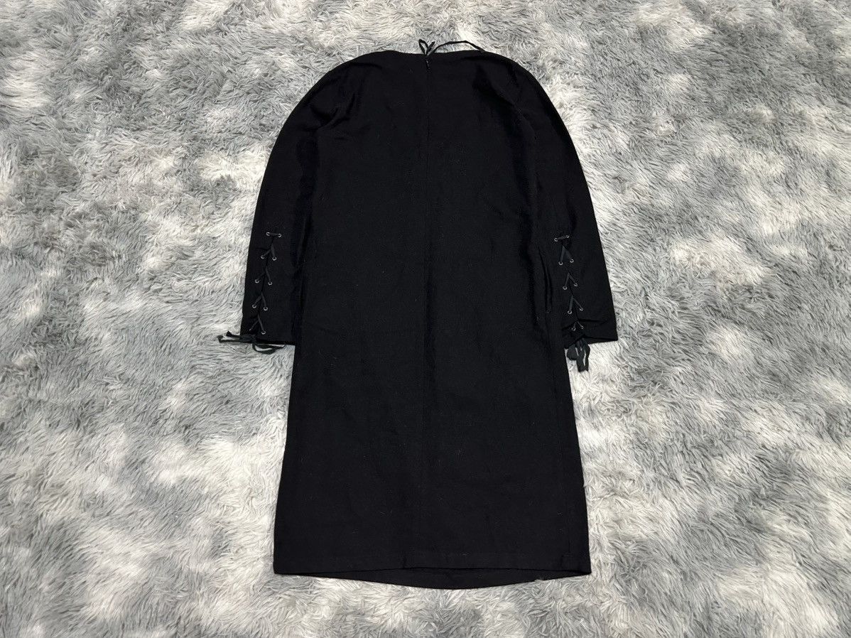 Yohji Yamamoto 🔥Gomme Wool Dress Laces Up Sleeve Yohji Yamamoto Designer Size M / US 6-8 / IT 42-44 - 7 Thumbnail