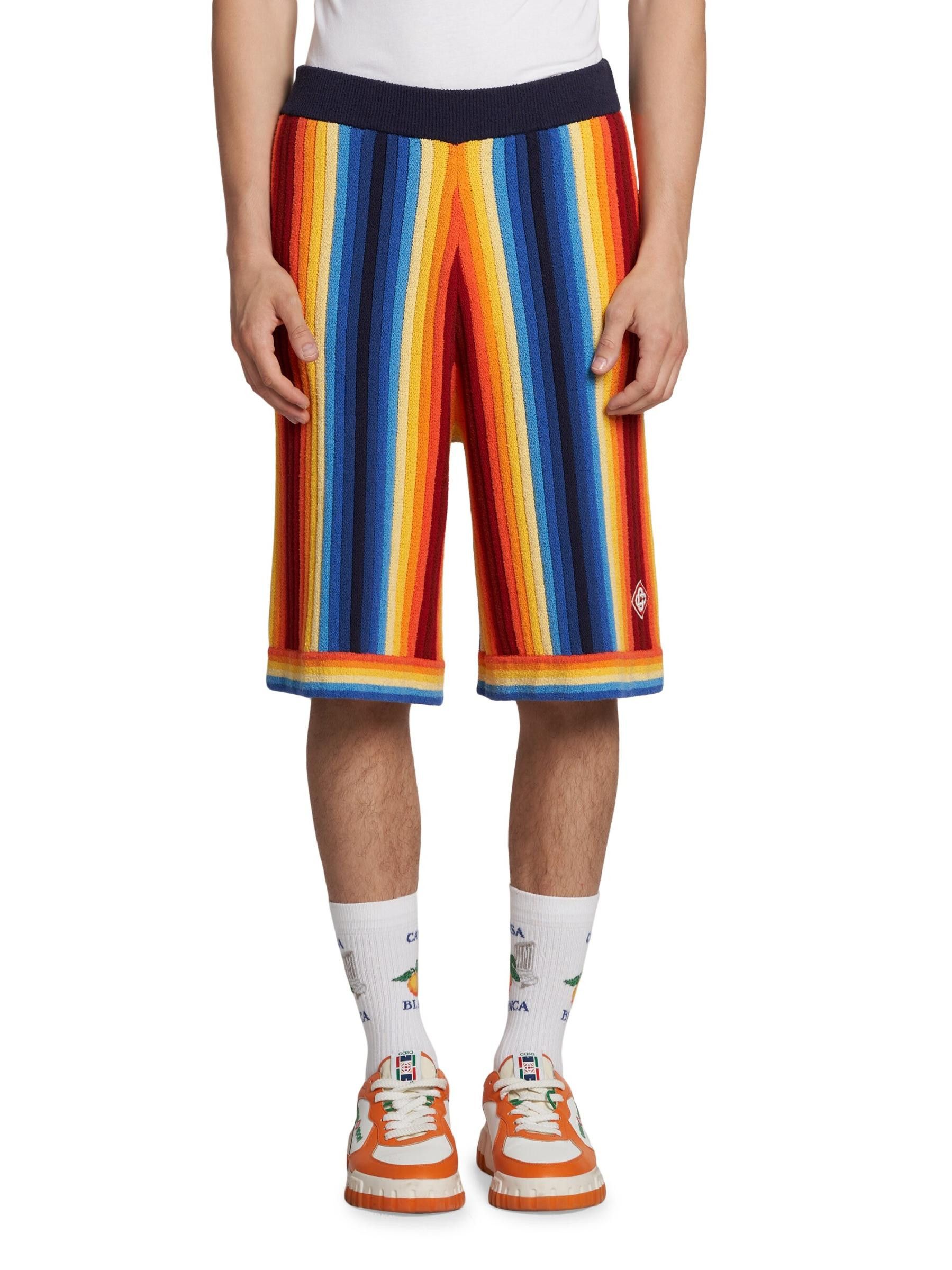Casablanca os11x0725 Gradient Towelling Effect Shorts in Multicolor Size US 32 / EU 48 - 2 Thumbnail