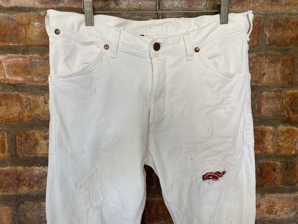 AKM AKM Japan x Wrangler Bandana patch distressed repair denim Size US 33 - 3 Thumbnail