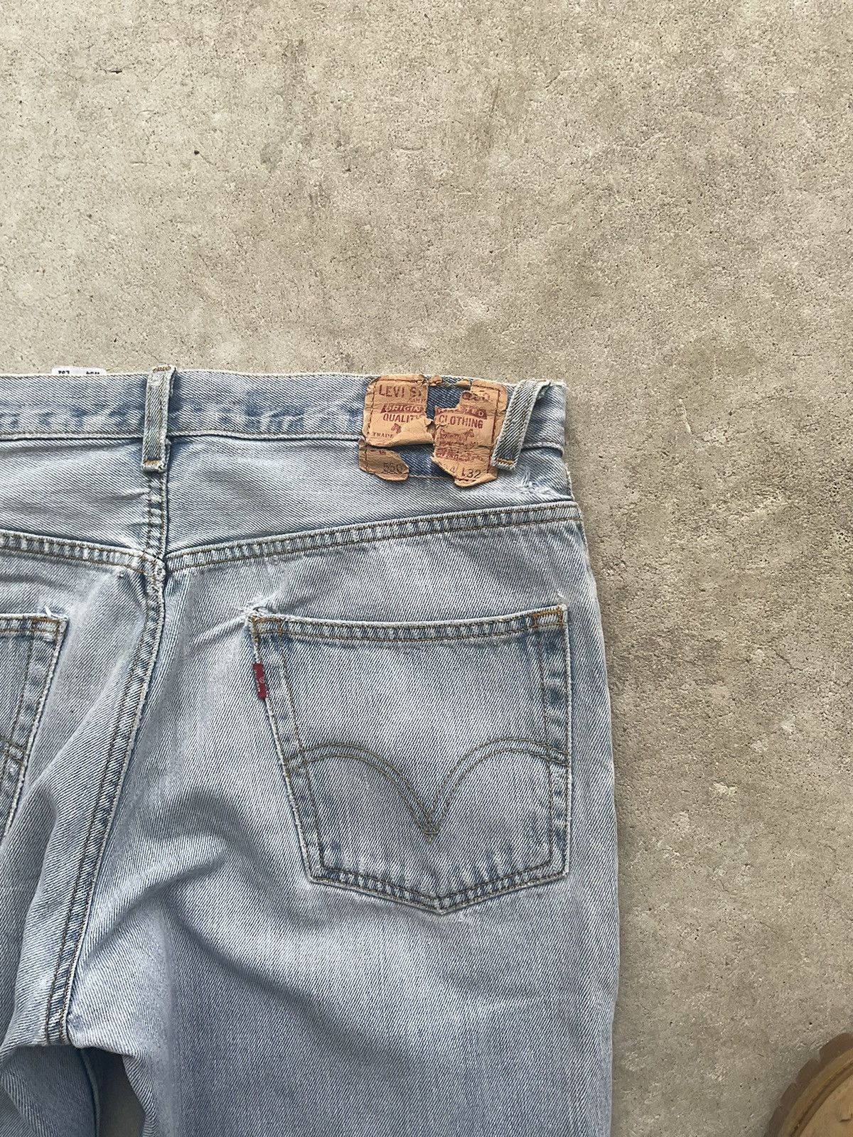 Levi's Vintage Clothing distressed 550 levi’s Size US 34 / EU 50 - 7 Thumbnail