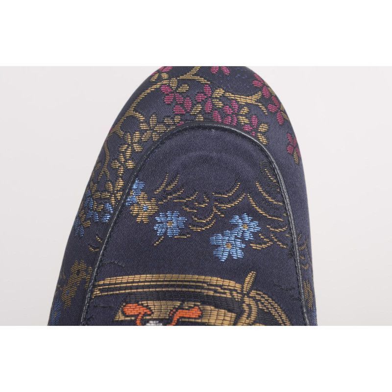 Gucci Gucci Floral Print Slip-On Flat Shoes - Size US 8.5 / EU 41-42 - 3 Thumbnail