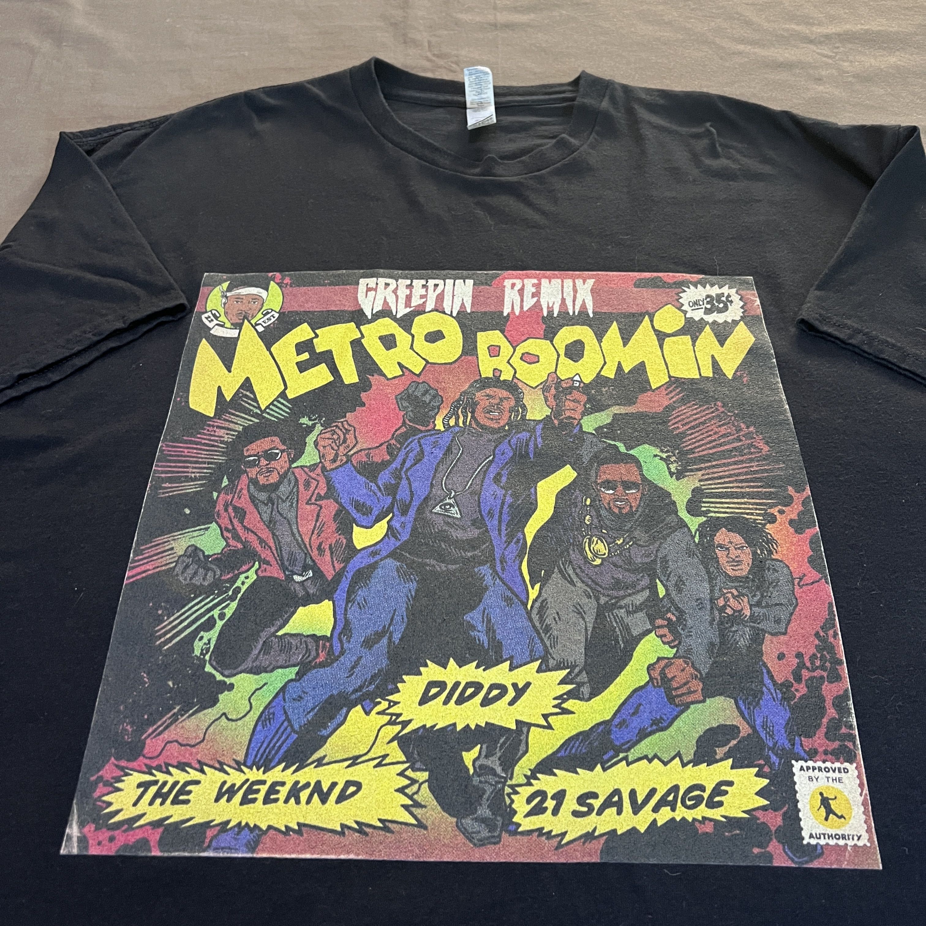 21 Savage × Metro Boomin × The Weeknd Creepin Remix Metro Boomin The Weeknd Diddy 21 Savage Diddy Size US XXL / EU 58 / 5 - 1 Thumbnail