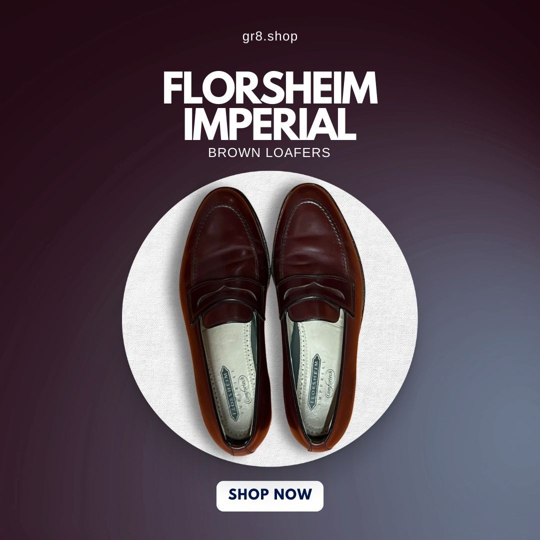 Florsheim Florsheim Imperial Brown Leather Loafers Women Size 10 Pre-O Size US 10 / IT 40 - 1 Thumbnail