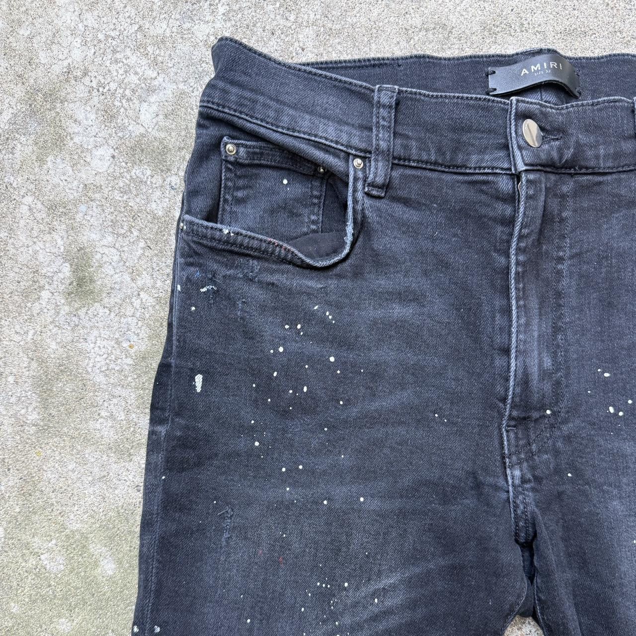 Amiri amiri black skinny painter jeans destroyed thrashed Size US 32 / EU 48 - 4 Thumbnail