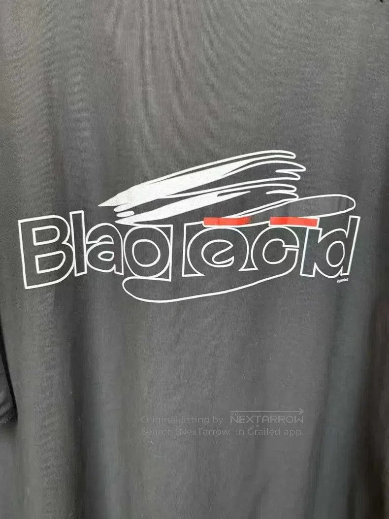 Balenciaga Balenciaga Distressed Logo Short-Sleeve Size US S / EU 44-46 / 1 - 4 Thumbnail