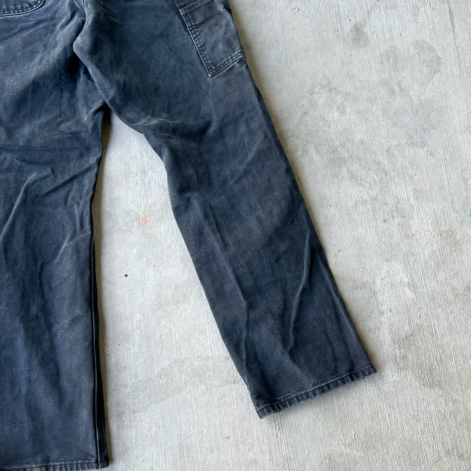 Carhartt × Vintage Carhartt faded black double knee work wear carpenter pants Size US 28 / EU 44 - 9 Thumbnail