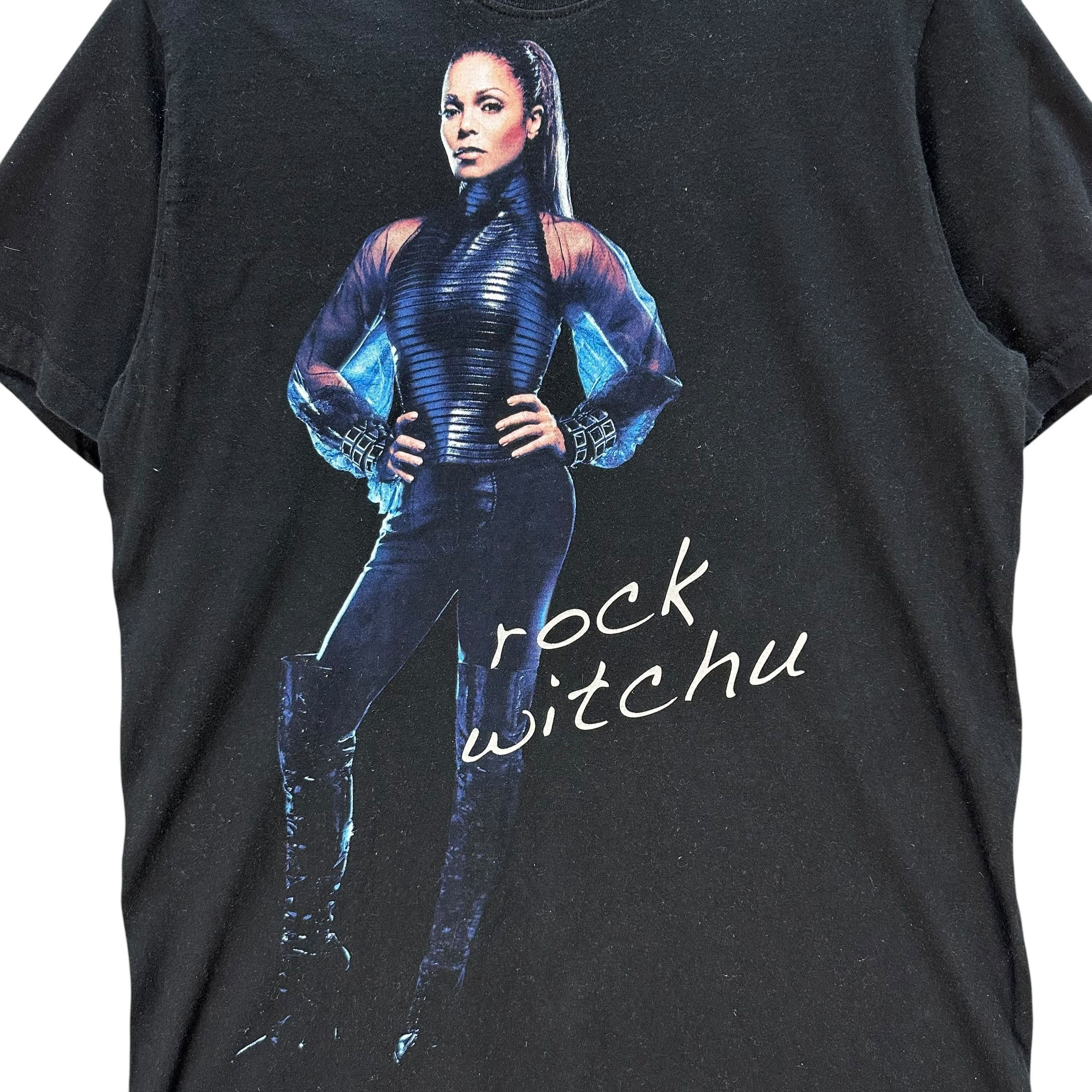 Vintage JANET JACKSON Rock Witchu Tour Graphic Tee #A80-1931 Size US L / EU 52-54 / 3 - 3 Thumbnail