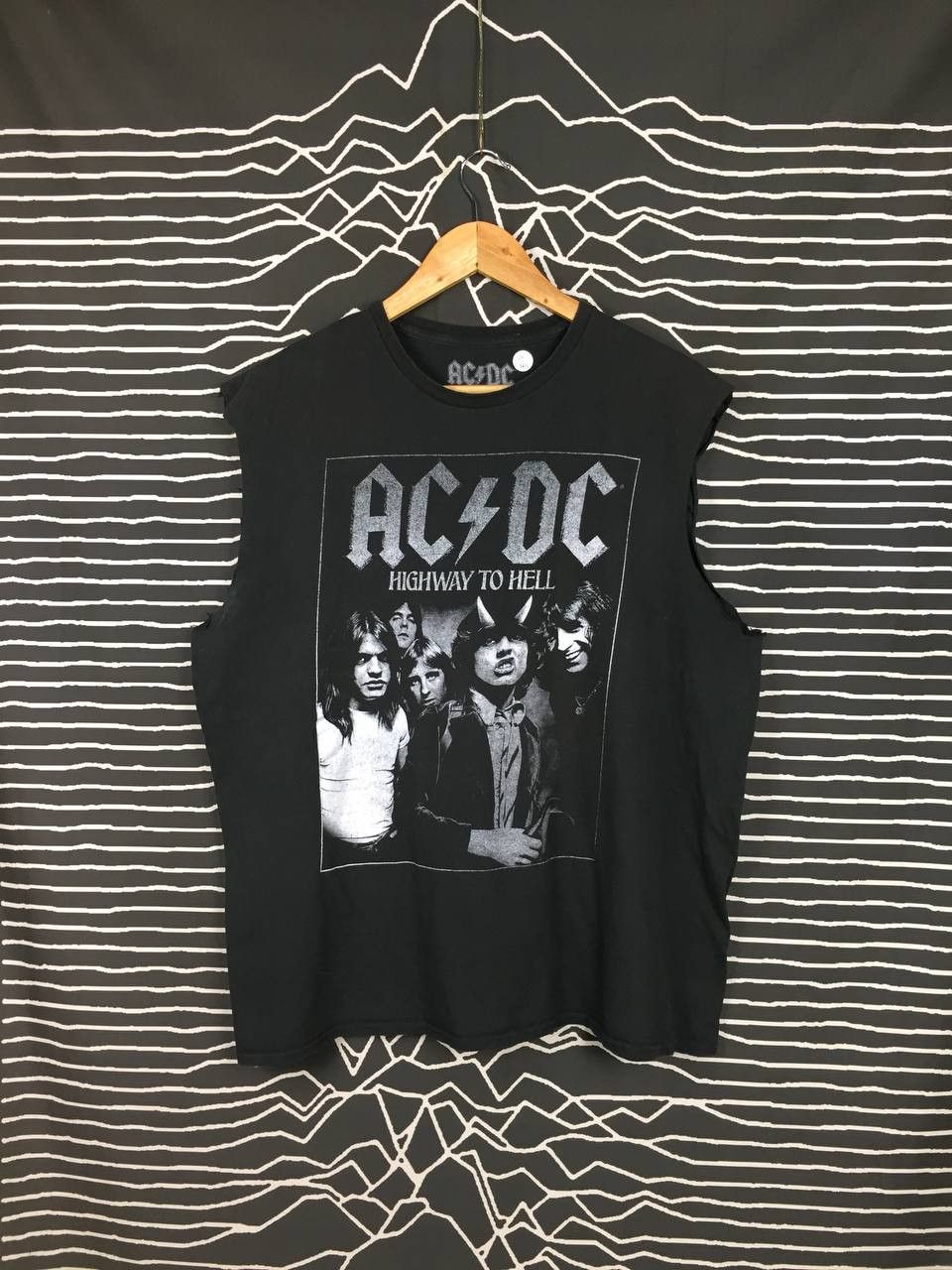 AC/DC × Band Tees AC/DC Heavy Metal Band Highway To Hell Sleeveless Tee Size US XL / EU 56 / 4 - 1 Thumbnail