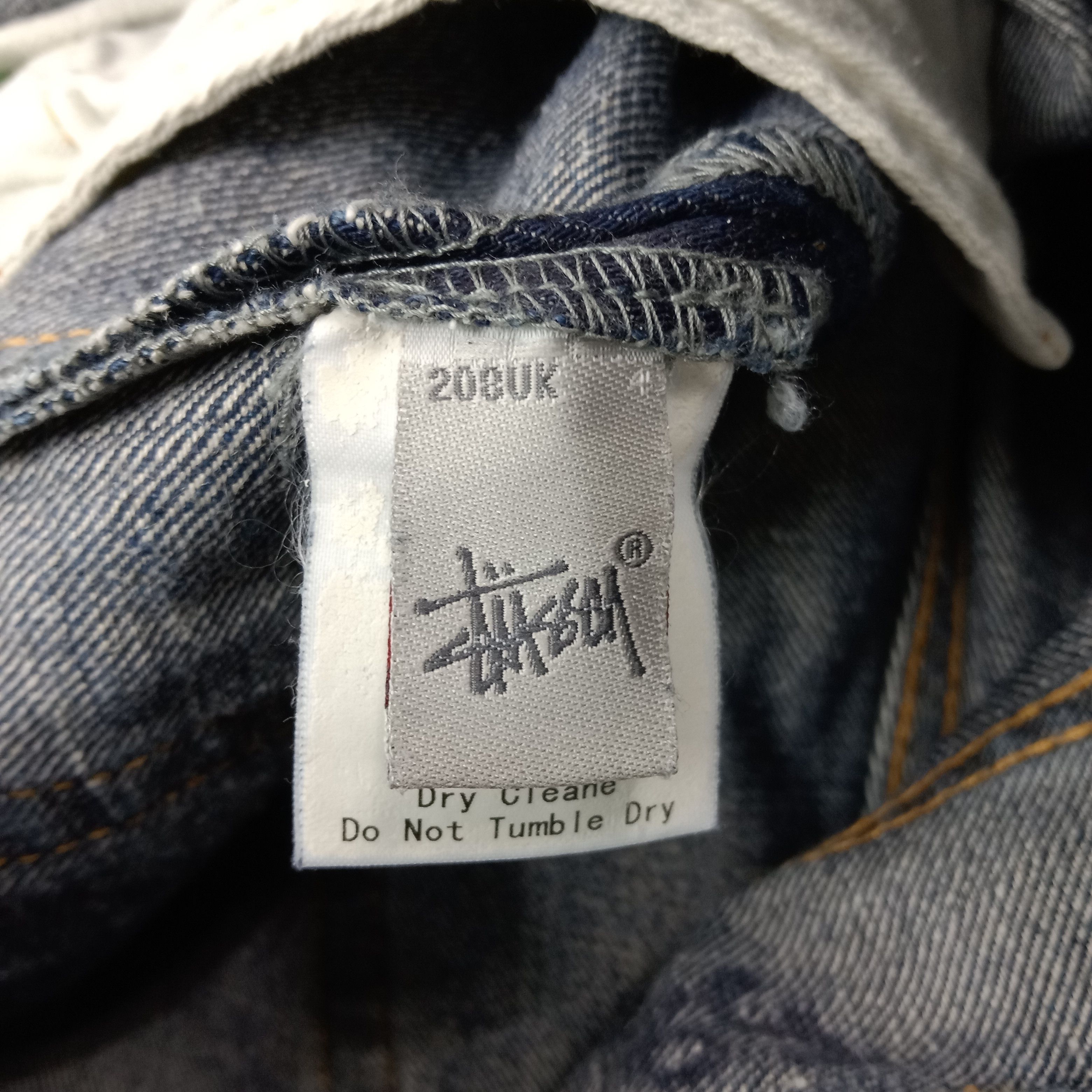 Stussy Stussy American Streetwear Style Denim Jeans C228N33 Size US 27 - 15 Thumbnail