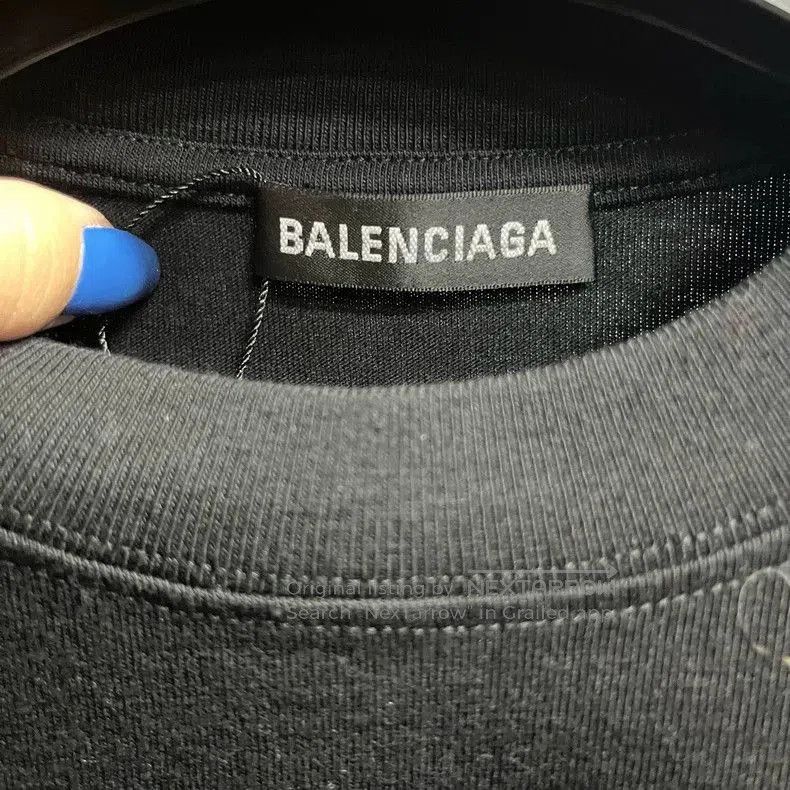 Balenciaga Balenciaga WFP Print Crewneck Sweatshirt. Size US XS / EU 42 / 0 - 3 Thumbnail
