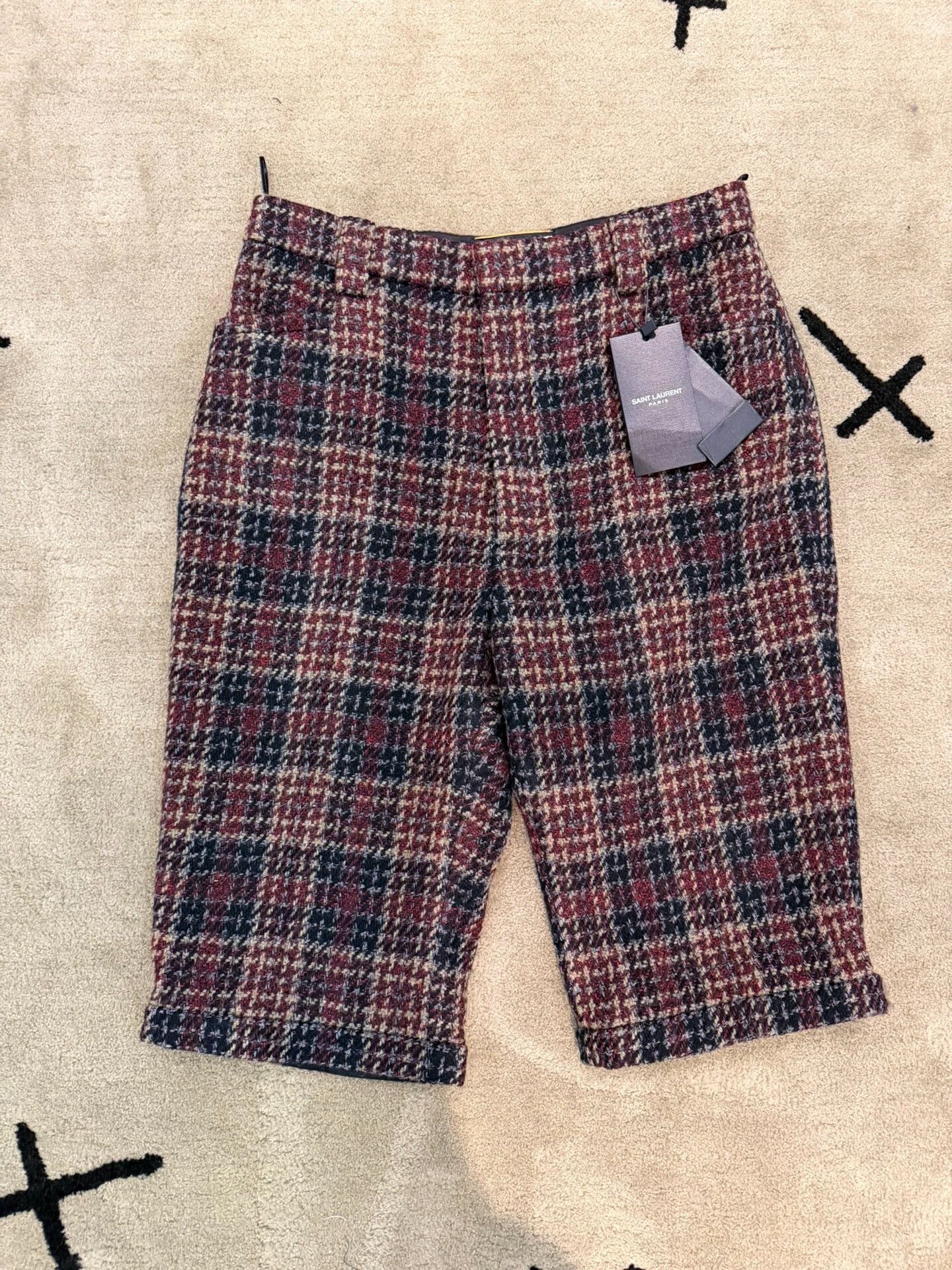 Hedi Slimane Saint Laurent Hedi Slimane Wool Men's Shorts Size US 31 - 1 Thumbnail