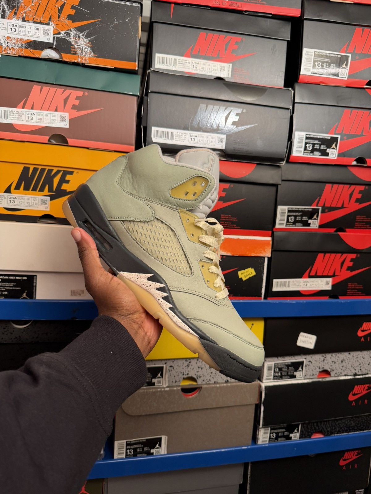 Jordan Brand Jordan 5 Jade green sz 13 Size US 13 / EU 46 - 1 Thumbnail
