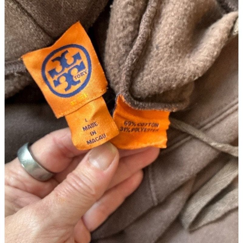 Tory Burch Tory Burch wide leg drawstring brown lounge sweatpants Size 34" / US 12 / IT 48 - 6 Thumbnail