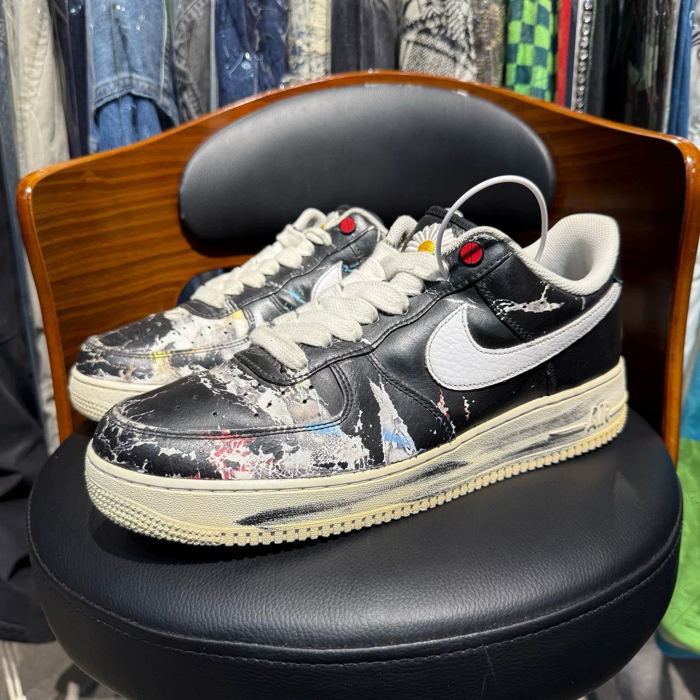 Nike Nike AF1 Black Lowtop Sneakers 46 Men Size US 12 / EU 45 - 1 Thumbnail