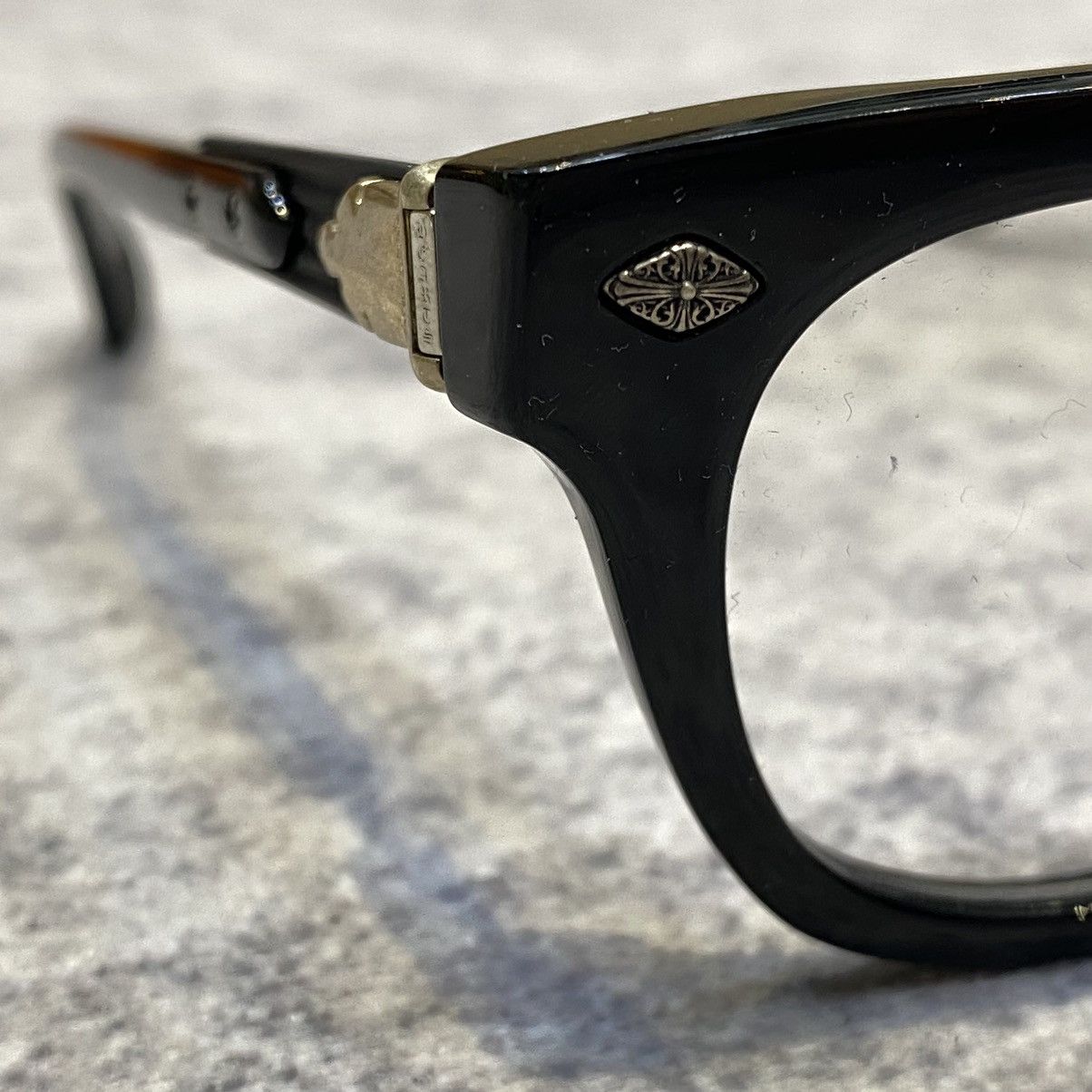 Chrome Hearts CHROME HEARTS BAGGINS BLACK PLASTIC Size ONE SIZE - 12 Thumbnail
