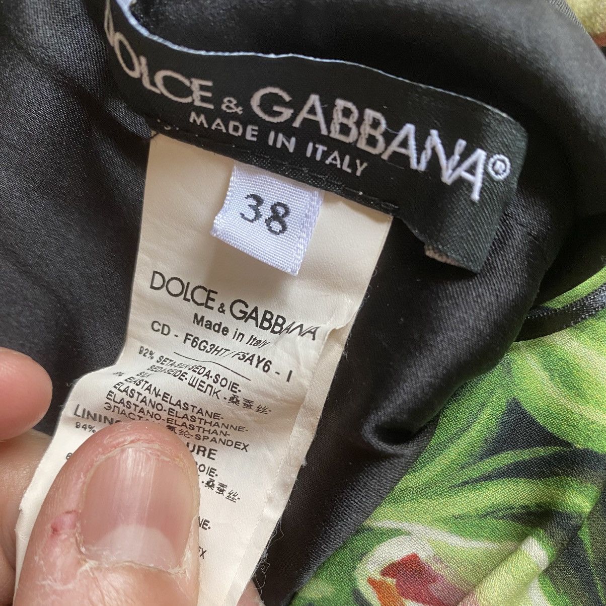 Dolce & Gabbana Fall19 Floral Print Sweat heart Neck Dress Size XS / US 0-2 / IT 36-38 - 11 Thumbnail