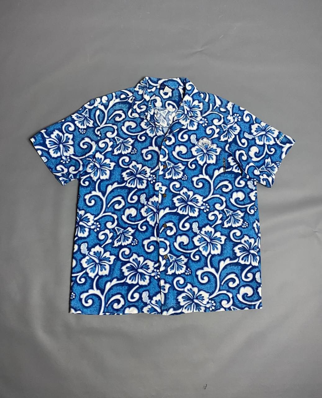 Vintage Vtg 90s Blue Planet Hawaii Floral Shirt Short Sleeve USA L Size US L / EU 52-54 / 3 - 1 Thumbnail