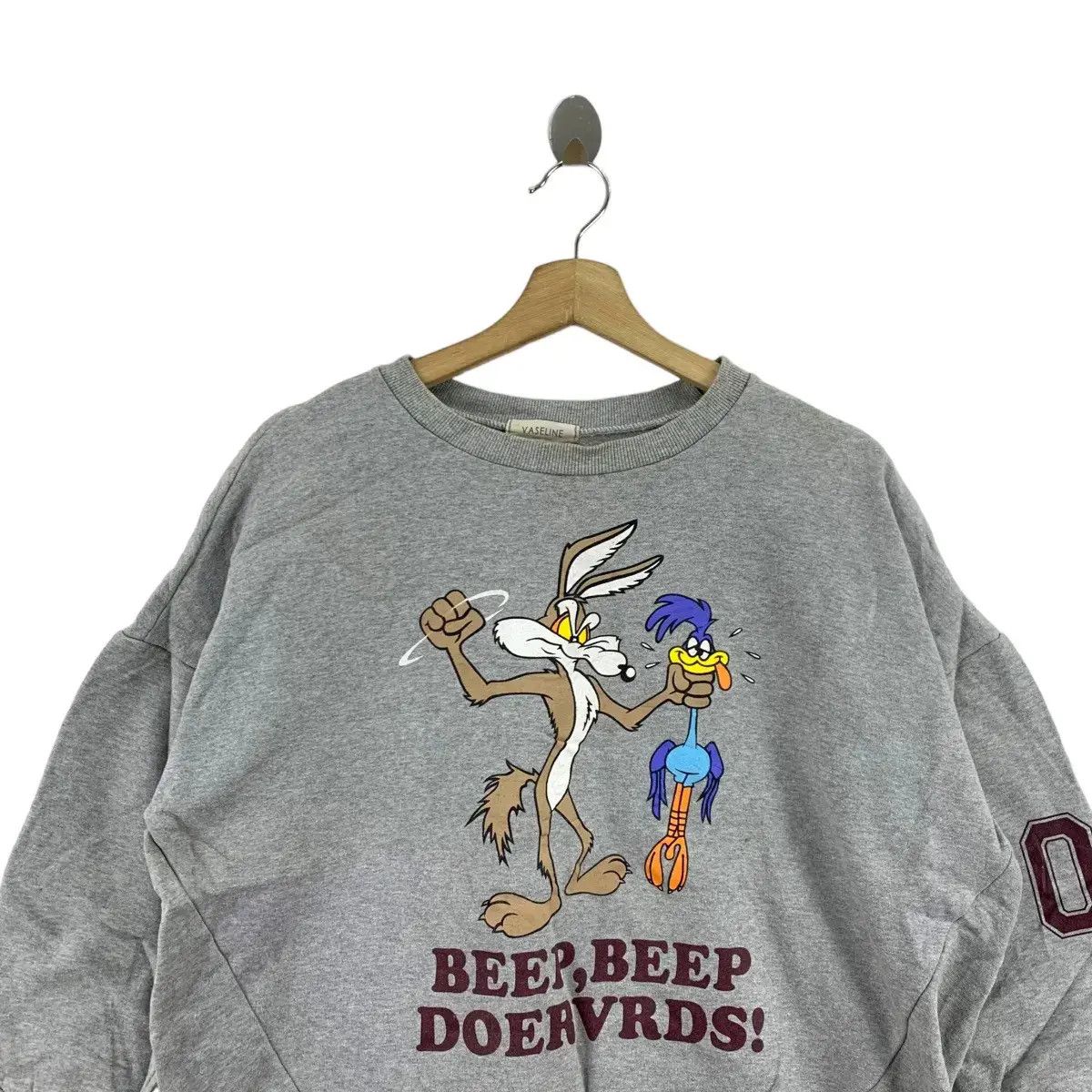 Warner Bros Vtg LOONEY TUNES Wile Coyote Road Runner Space Jam Size XL / US 12-14 / IT 48-50 - 2 Thumbnail