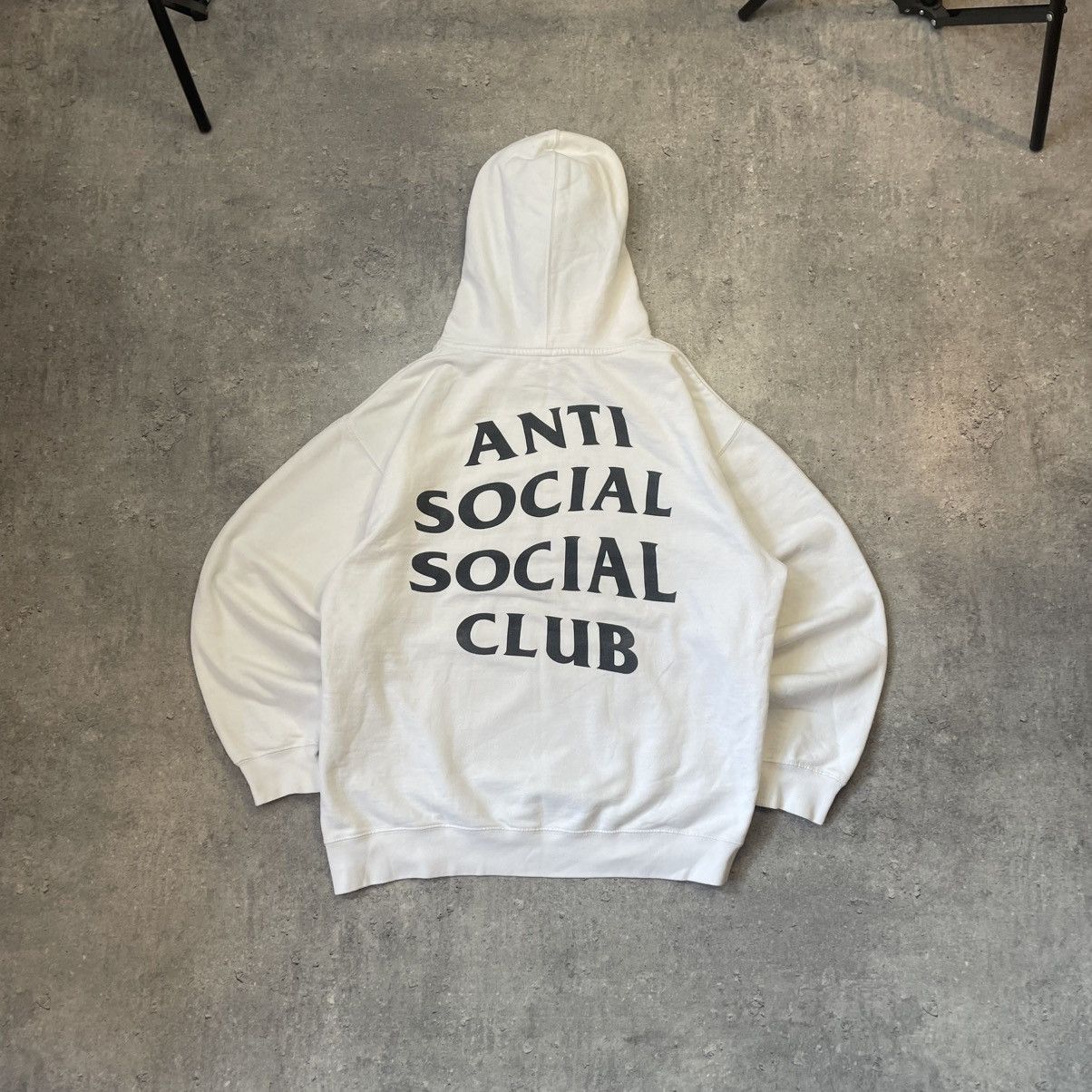 Anti Social Social Club Vintage Anti Social Social Club Boxy Fit White Hoodie Size US M / EU 48-50 / 2 - 1 Thumbnail