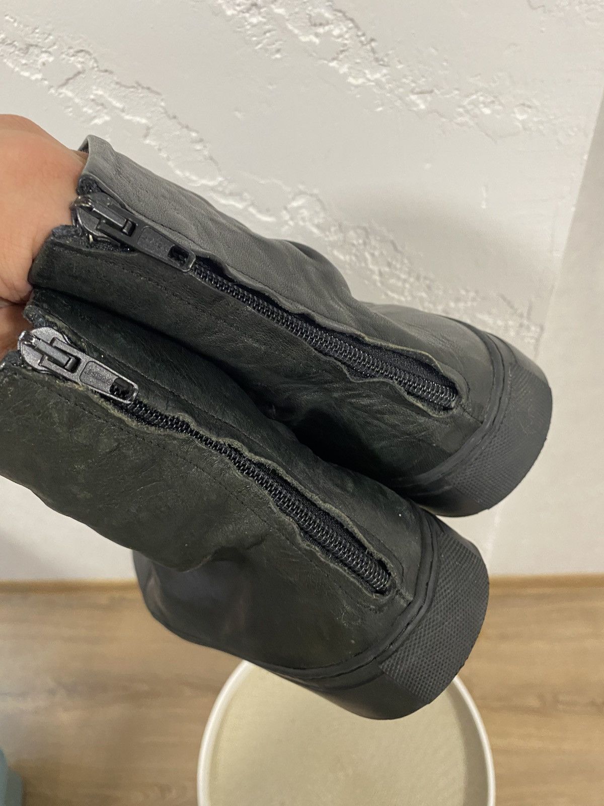 靴 the last conspiracy Finn Sneakers 42 The Last Conspiracy Finn mat Black Sneakers Back Zip Size:42