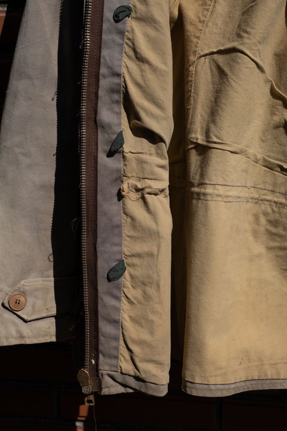 Vintage 1940s~50s Vintage Euro work Jacket Coats&Clark Zipper Size US L / EU 52-54 / 3 - 7 Thumbnail