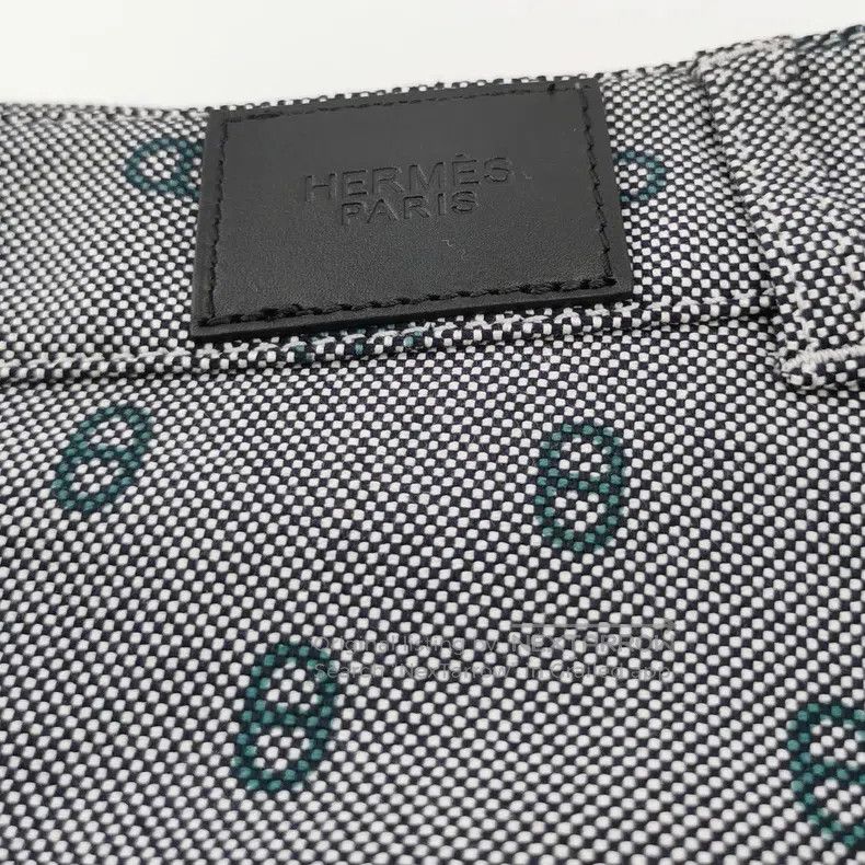 Hermes Hermes Cotton Color-blocked Printed Leather Patch Logo Ski Size 26" / US 2 / IT 38 - 4 Thumbnail
