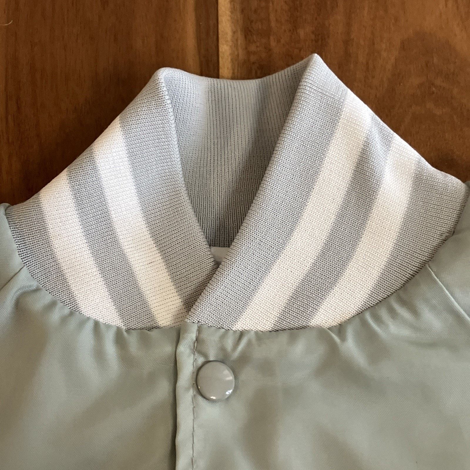 Holloway 90s TEAL Bomber Jacket Size M Quilted Striped Advertising Size US M / EU 48-50 / 2 - 4 Thumbnail