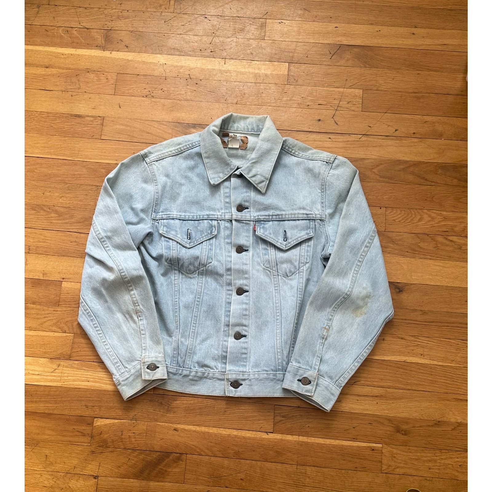 Levi's × Levi's Vintage Clothing Vintage Levi’s 3 Light Wash Denim Jacket S Made USA 1980 Size US S / EU 44-46 / 1 - 1 Thumbnail