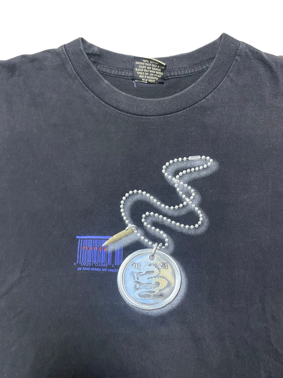 Anime VINTAGE ANIME MANGA IN THIS NAME WE TRUST DRAGON GRAPHICS Size US M / EU 48-50 / 2 - 8 Thumbnail