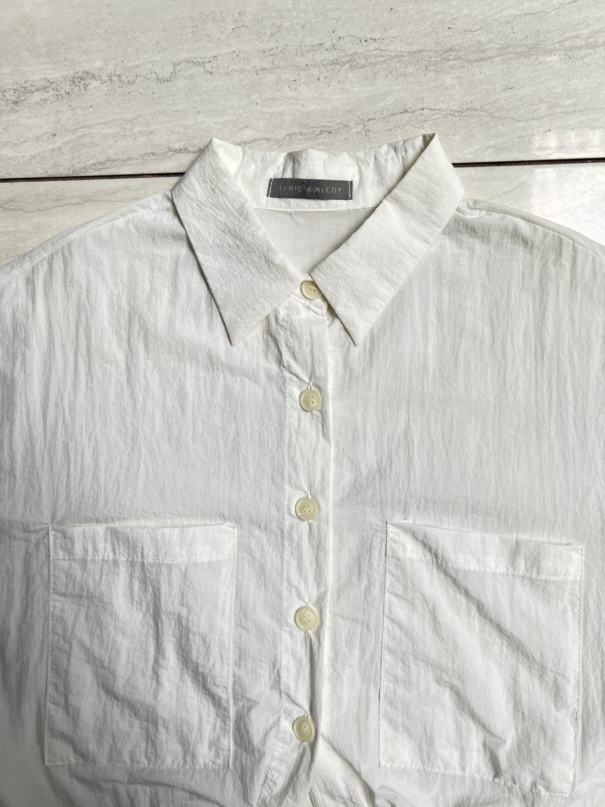 The Real McCoy's LeNIC & McCOY White Crop Jacket Size US L / EU 52-54 / 3 - 3 Thumbnail