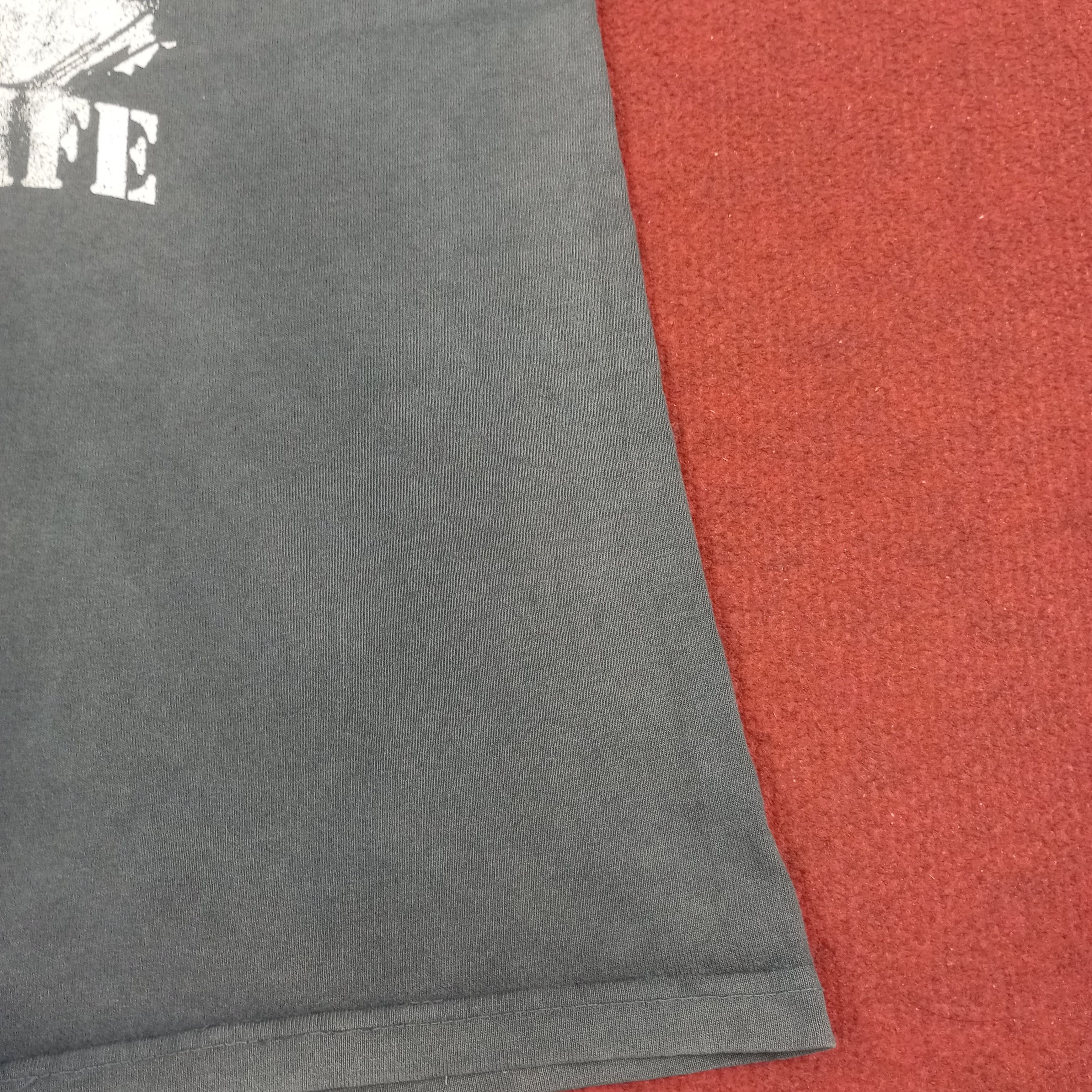 Anvil × Vintage The Slow Life Streetwear Style Distressed Vintage Tshirt Size US L / EU 52-54 / 3 - 12 Thumbnail