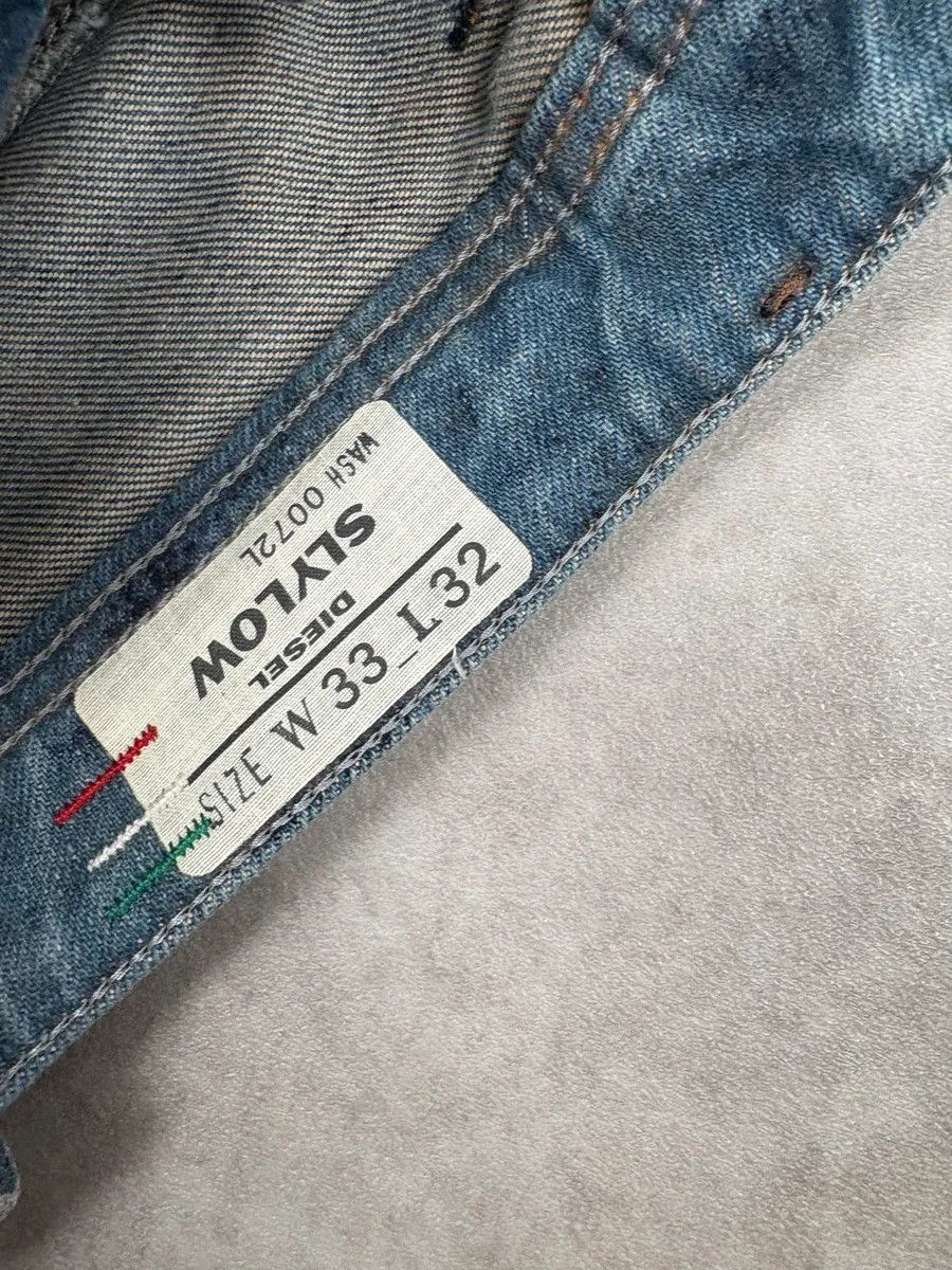 Diesel Diesel Abstract Painted Denim Blue Jeans Size US 32 / EU 48 - 8 Thumbnail