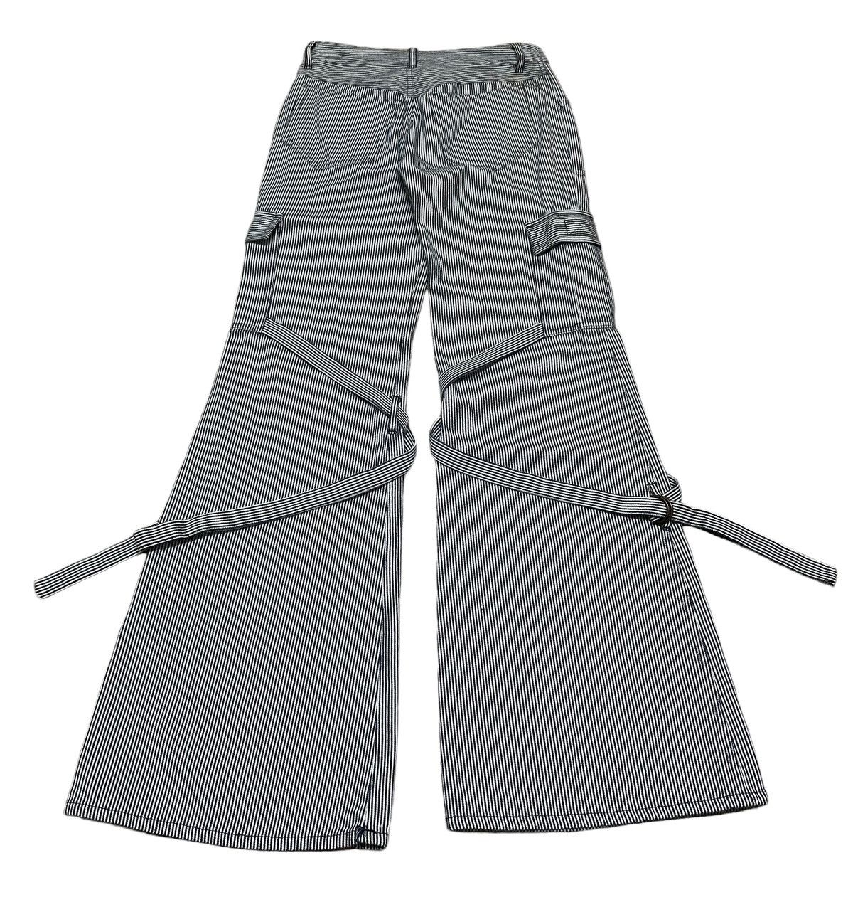 If Six Was Nine × Japanese Brand × Vintage Rare Design Vintage Brand Image Tactical Flared Pants 1990s Size US 27 - 2 Thumbnail