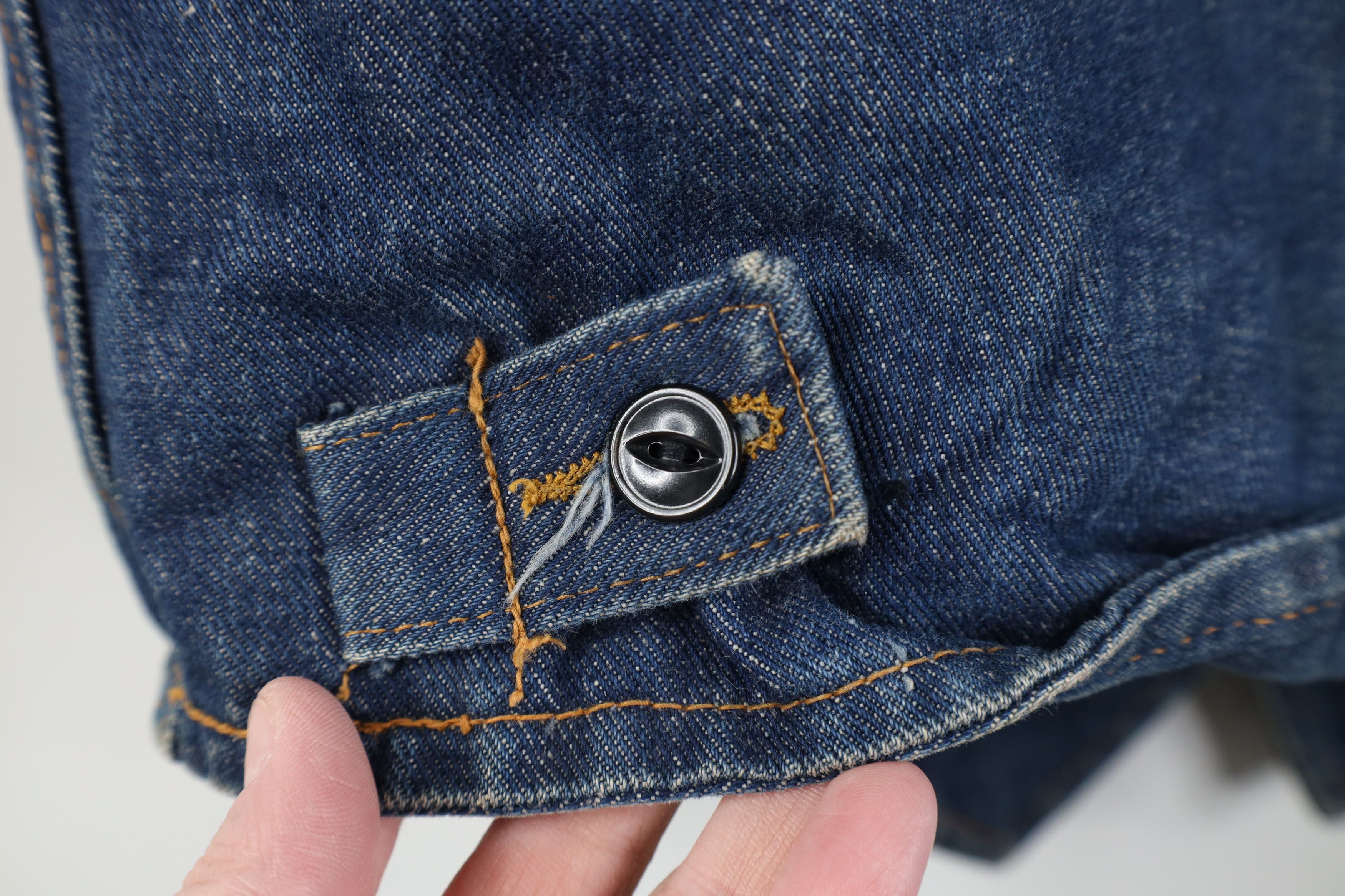 Lee Vintage 60s 70s Lee Storm Rider Lined Denim Vest Jacket USA Size US M / EU 48-50 / 2 - 12 Thumbnail