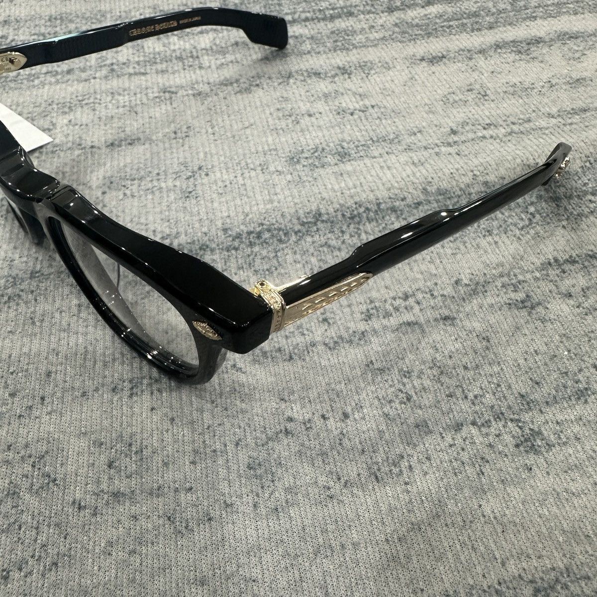 Chrome Hearts CHROME HEARTS CHIRP CHIRP BLACK-18KGP EYEGLASSES Size ONE SIZE - 5 Thumbnail