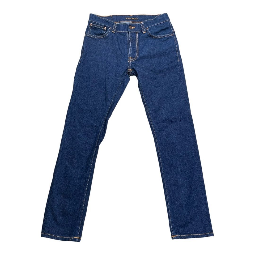 Nudie Jeans Nudie Jeans Thin Finn Dry Ecru Jeans 31 x 30 fits a 28 or 30 Size US 31 - 3 Thumbnail