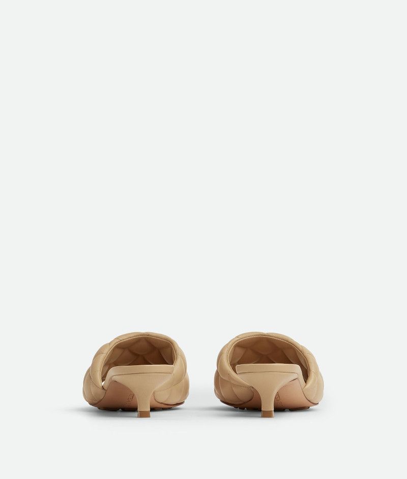 Bottega Veneta o1n1vont1225 Padded Mules in Beige Size US 12 / IT 42 - 3 Thumbnail