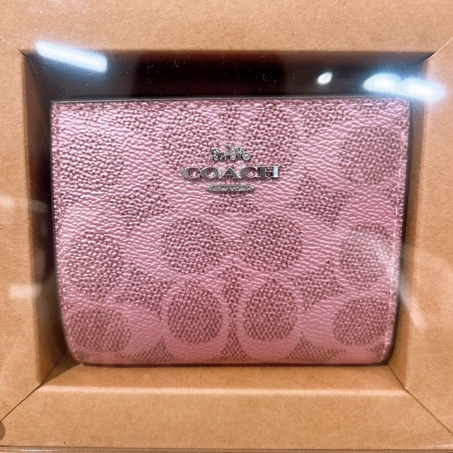 Coach Boxed Snap Wallet And Picture Frame Charm CCL93 Size ONE SIZE - 4 Thumbnail
