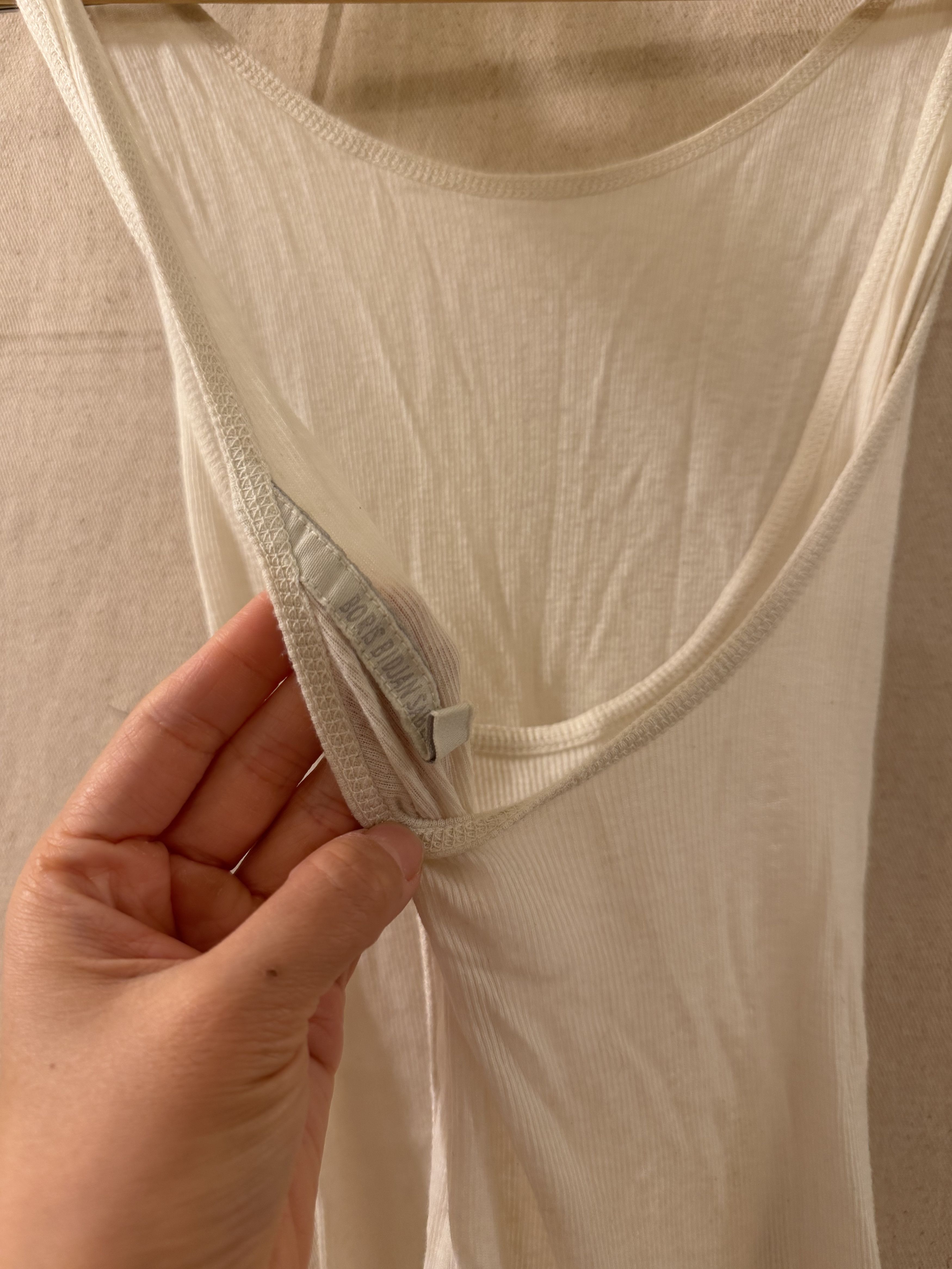 Boris Bidjan Saberi Boris Bidjan Saberi Cross Back Cotton Jersey Tank XS Size XS / US 0-2 / IT 36-38 - 3 Thumbnail
