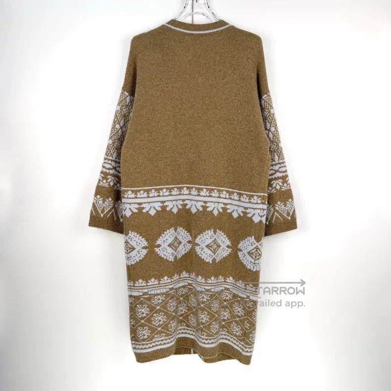 Hermes Hermes Khaki Cashmere Long Cardigan Size XS / US 0-2 / IT 36-38 - 4 Thumbnail