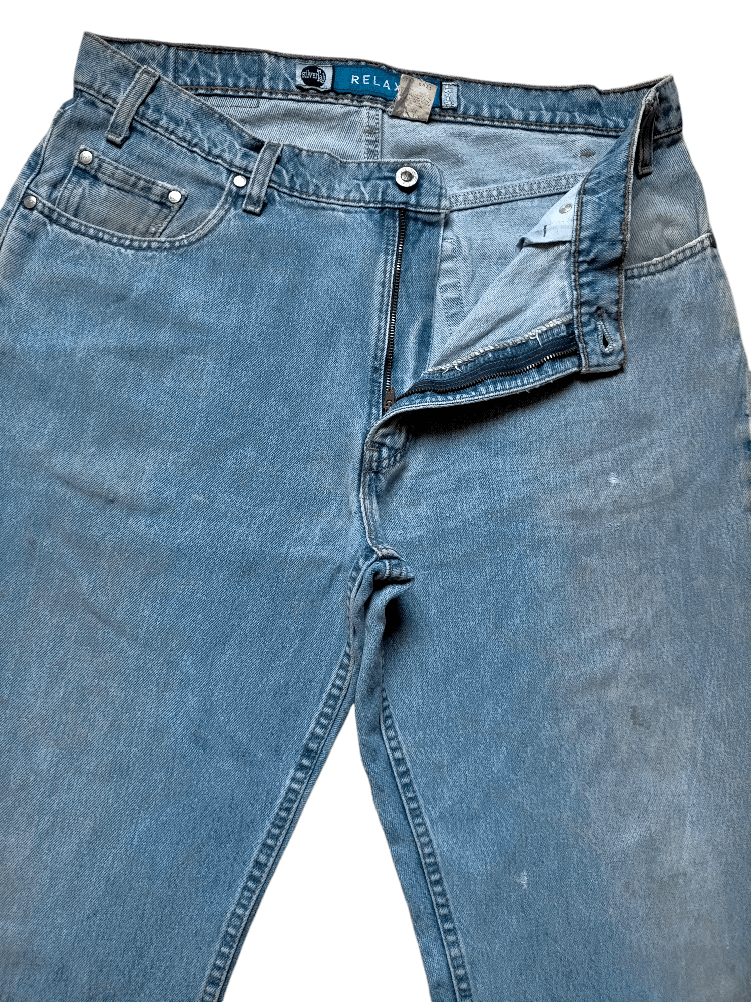 Levi's × Levi's Vintage Clothing Vintage 90s Levis Silvertab Relaxed Denim Pants Size US 35 - 6 Thumbnail
