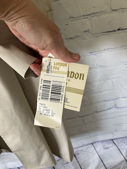 London Fog London Fog Men's Trench Coat Tan Zip Out Liner Classic 46R Size US M / EU 48-50 / 2 - 4 Thumbnail