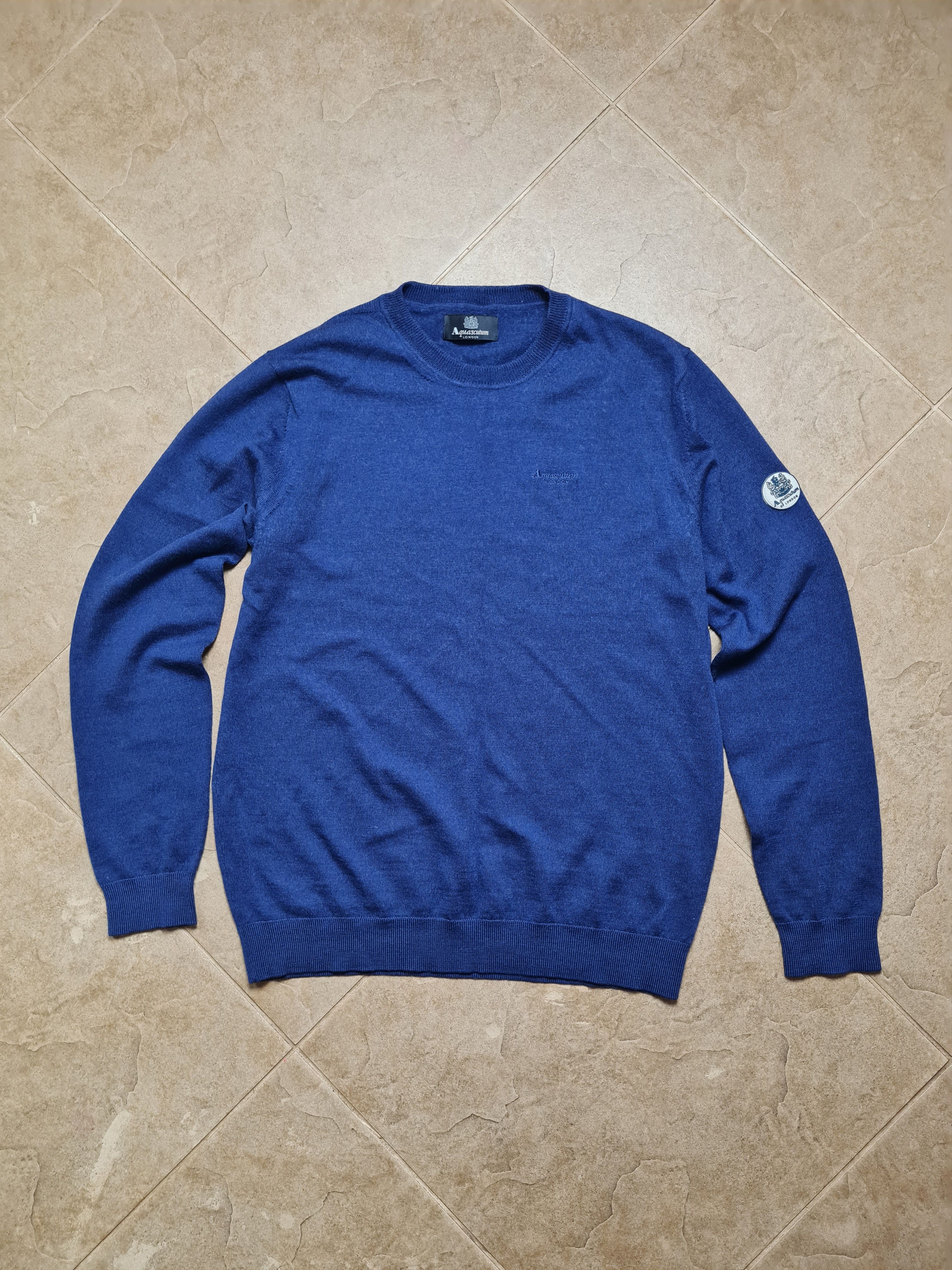 Aquascutum Aquascutum London Men's Wool Knit Crew Neck Sweater Jumper Size US M / EU 48-50 / 2 - 5 Thumbnail