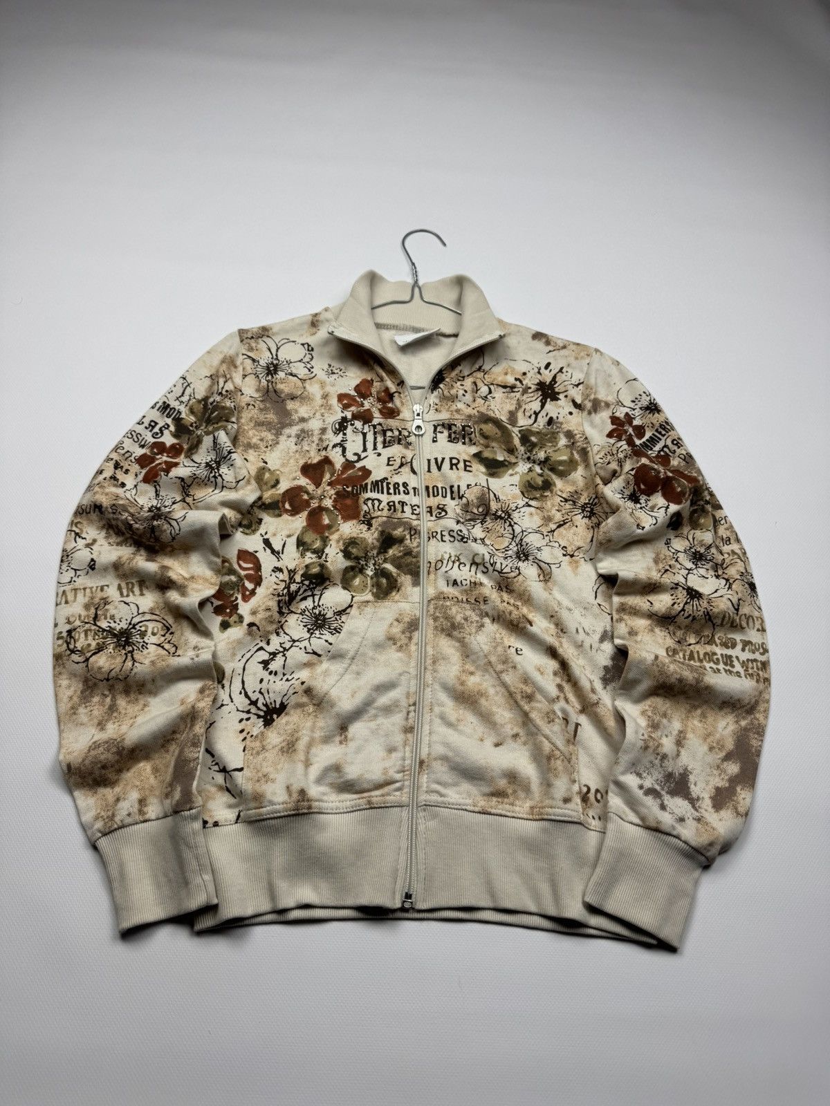 Japanese Brand Vintage JPG Ed Hardy Style Overprint Jacket Size S / US 4 / IT 40 - 2 Thumbnail