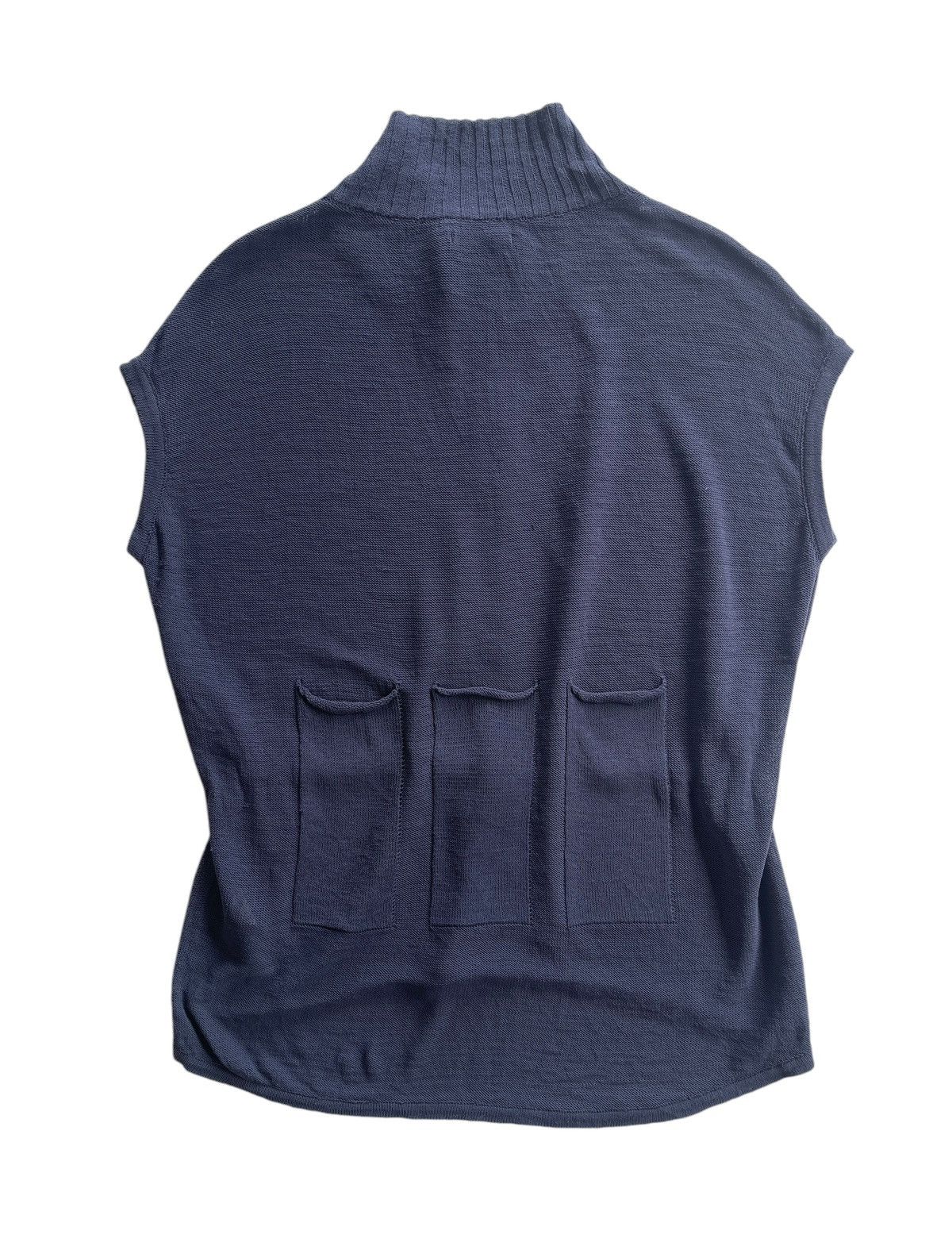 Sarah Pacini SleeveLess Zipper Knit Size ONE SIZE - 4 Thumbnail