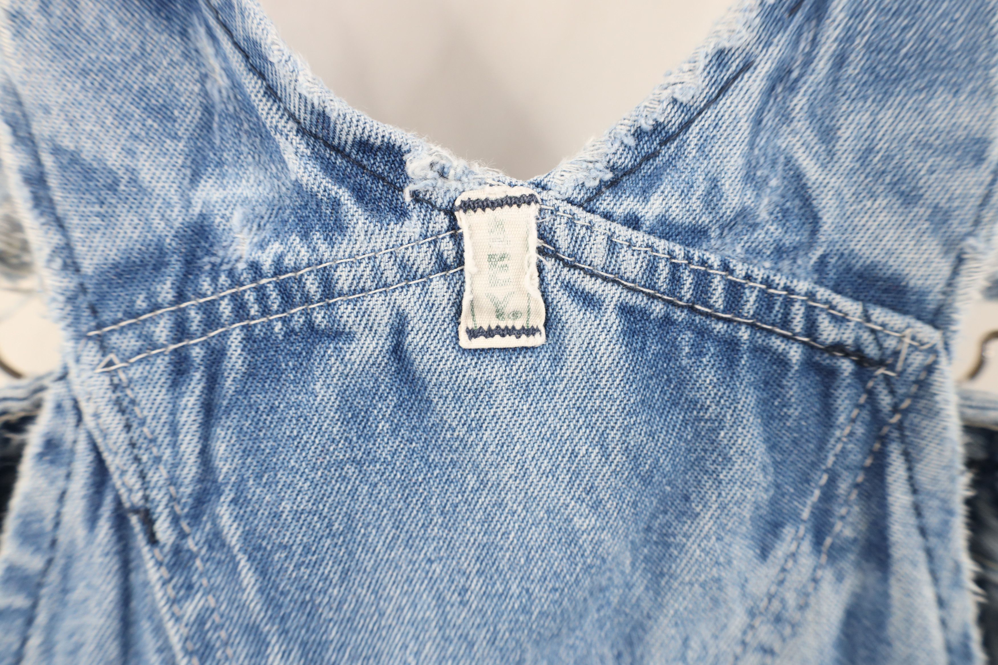Vintage Vintage 90s Streetwear Thrashed Wide Leg Denim Jean Overalls Size US 40 / EU 56 - 17 Thumbnail