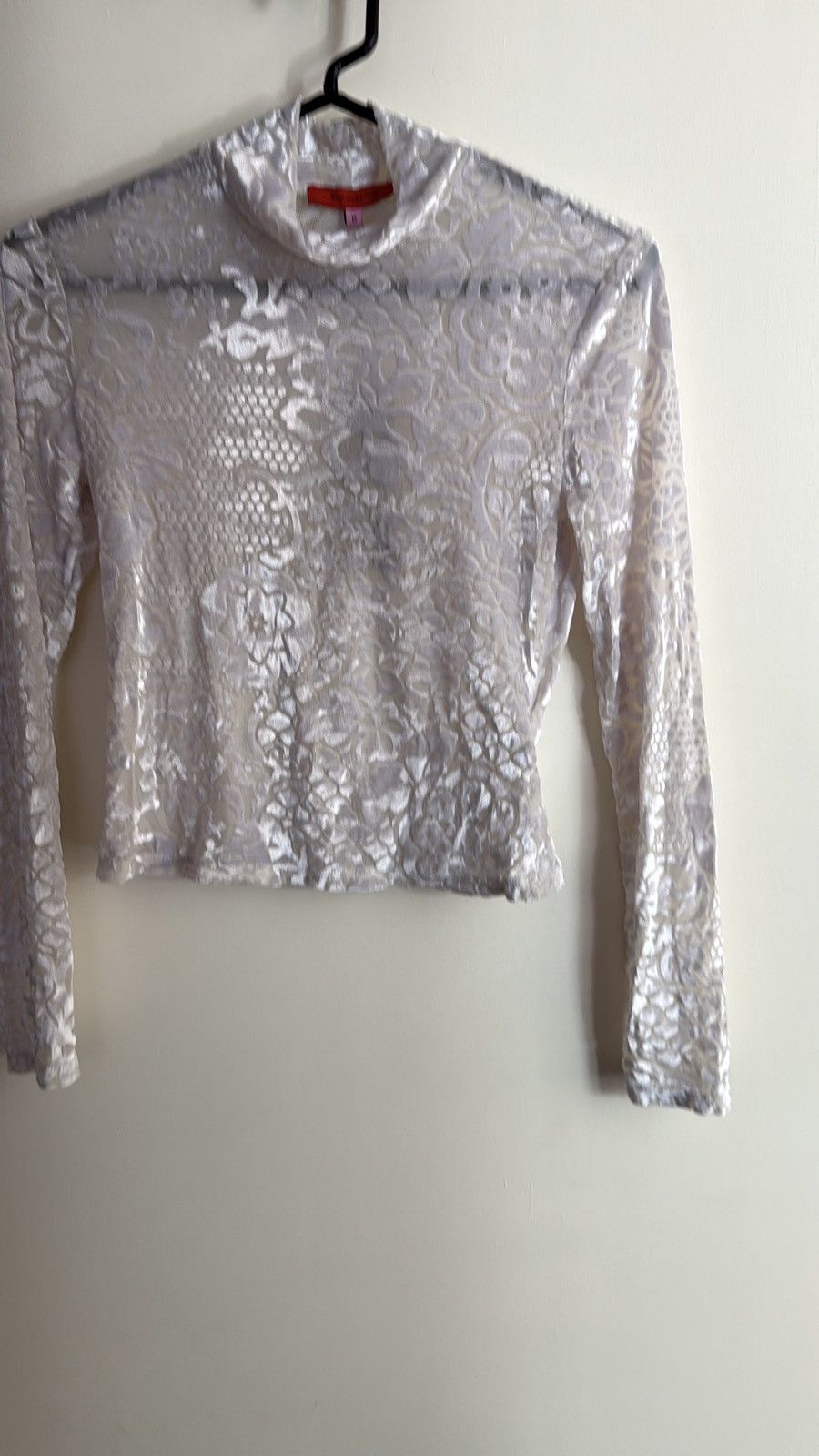 Eckhaus Latta Ice Floral Burnout Shrunk Turtleneck Size M / US 6-8 / IT 42-44 - 3 Thumbnail